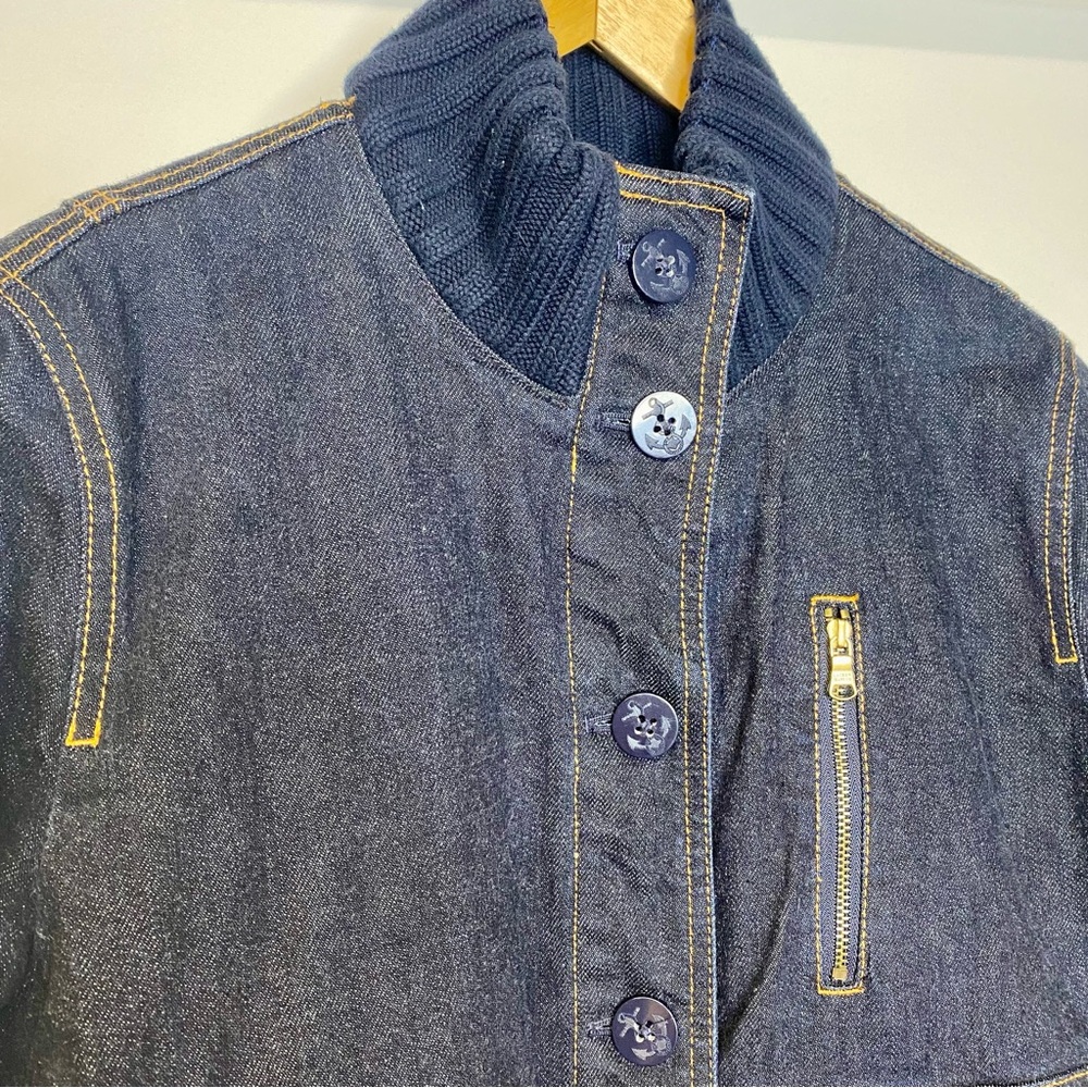 Ralph Lauren quilted denim bomber jacket - Picture 2 of 11